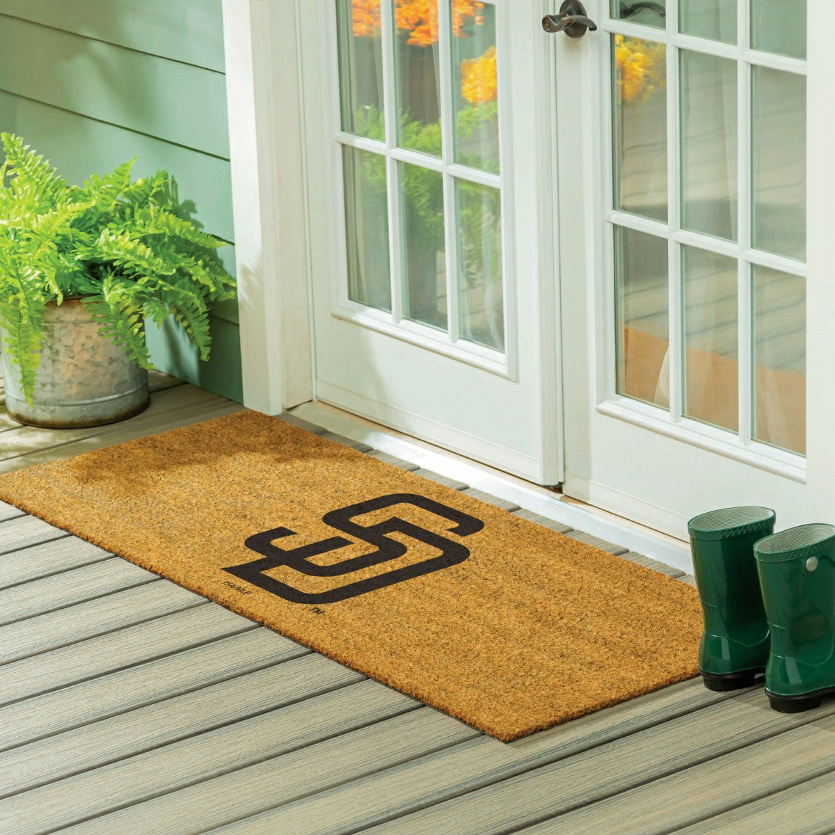 San Diego Padres Extra Large Full Color Coir Mat, 60"x24" - MLB