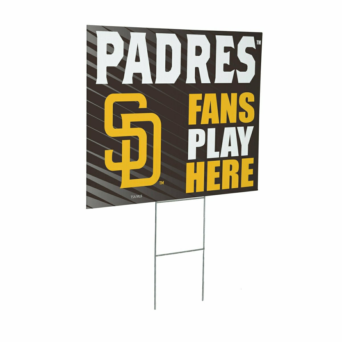 San Diego Padres Coroplast Yard Sign "Fans Play Here" - MLB Home