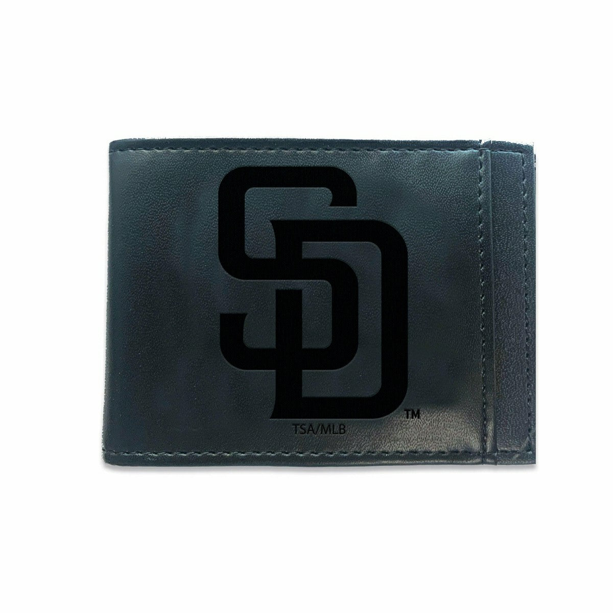San Diego Padres Front Pocket Wallet w/ RFID Blocking Black - MLB Home
