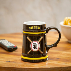 San Diego Padres Ceramic Stein Cup, 24oz - MLB Home