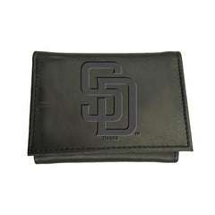 San Diego Padres Tri-Fold Wallet Black - MLB Home