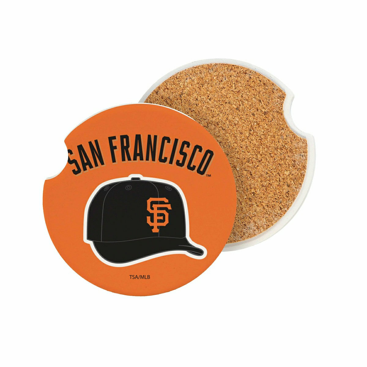 San Francisco Giants Car Coaster Set, 2pc - MLB Home