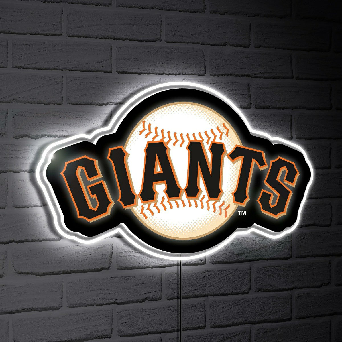 San Francisco Giants LED Wall Decor, Glazelite, Logo - MLB Home