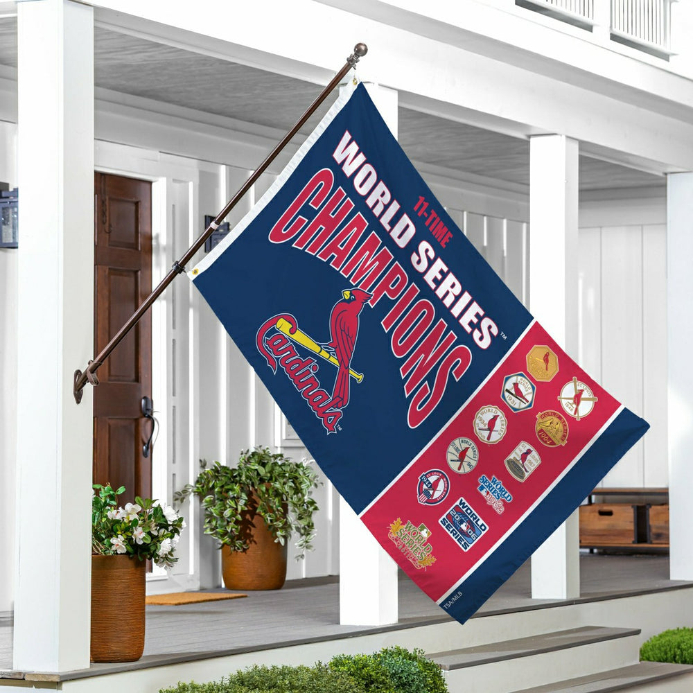 St Louis Cardinals Single Sided Flag w/ 2 Grommets, 3'x5' Multi Win Fl - MLB Home