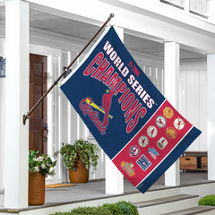 St Louis Cardinals Single Sided Flag w/ 2 Grommets, 3'x5' Multi Win Fl - MLB Home