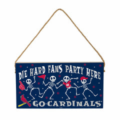 St Louis Cardinals Halloween Wood Wall Sign, 6x11 - MLB Home