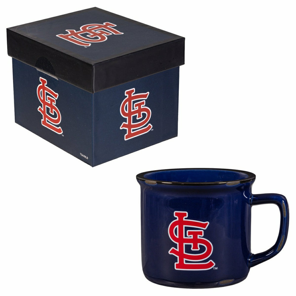 St Louis Cardinals Ceramic Camp Cup with Enamel Finish, 14oz - MLB Home