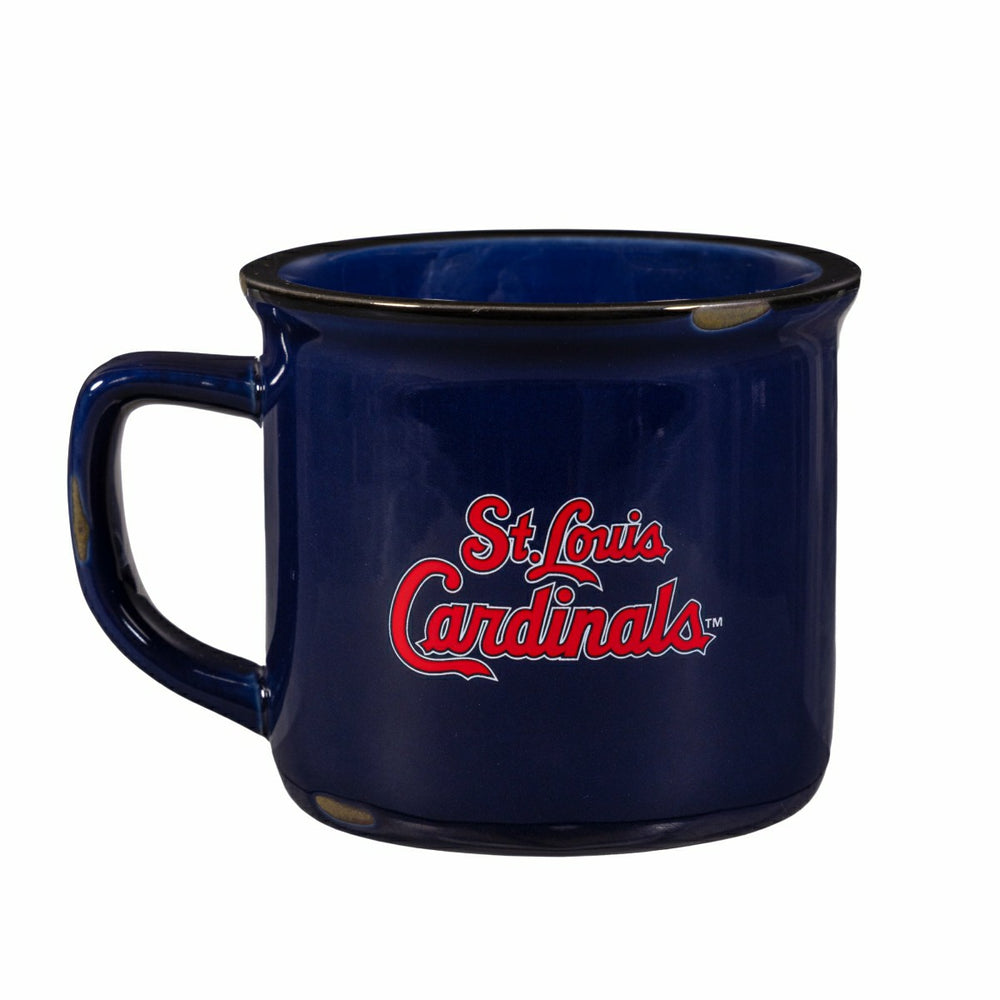 St Louis Cardinals Ceramic Camp Cup with Enamel Finish, 14oz - MLB Home