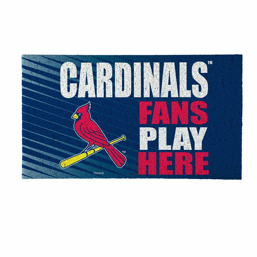 St Louis Cardinals Fan Mat, 28"x16" - MLB