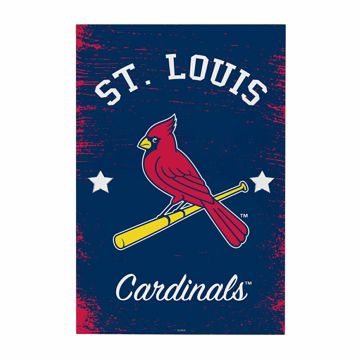 St Louis Cardinals Wood Wall Sign, 16x24 - MLB Home