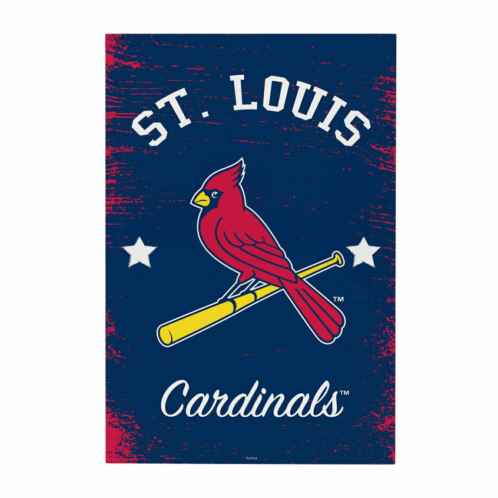 St Louis Cardinals Wood Wall Sign, 16x24 - MLB Home