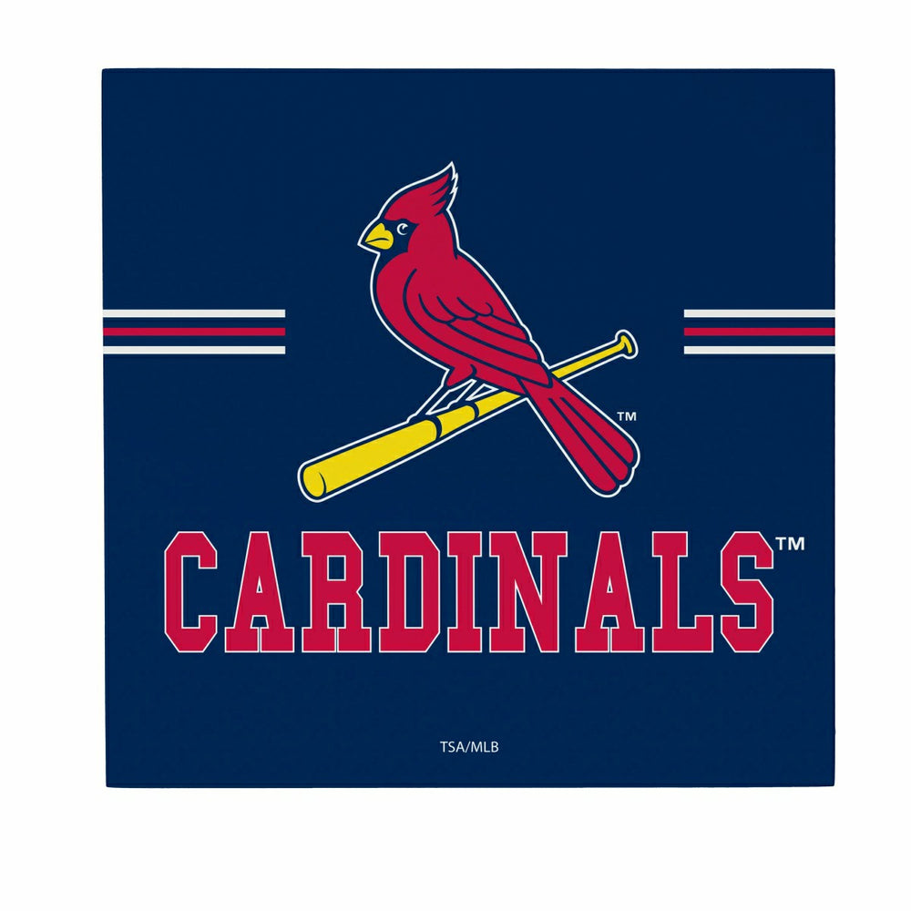 St Louis Cardinals Wood Wall Sign, 12x12 - MLB Home