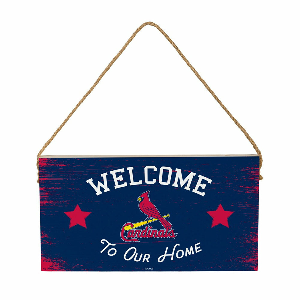St Louis Cardinals Wood Wall Sign, 6x11 - MLB Home