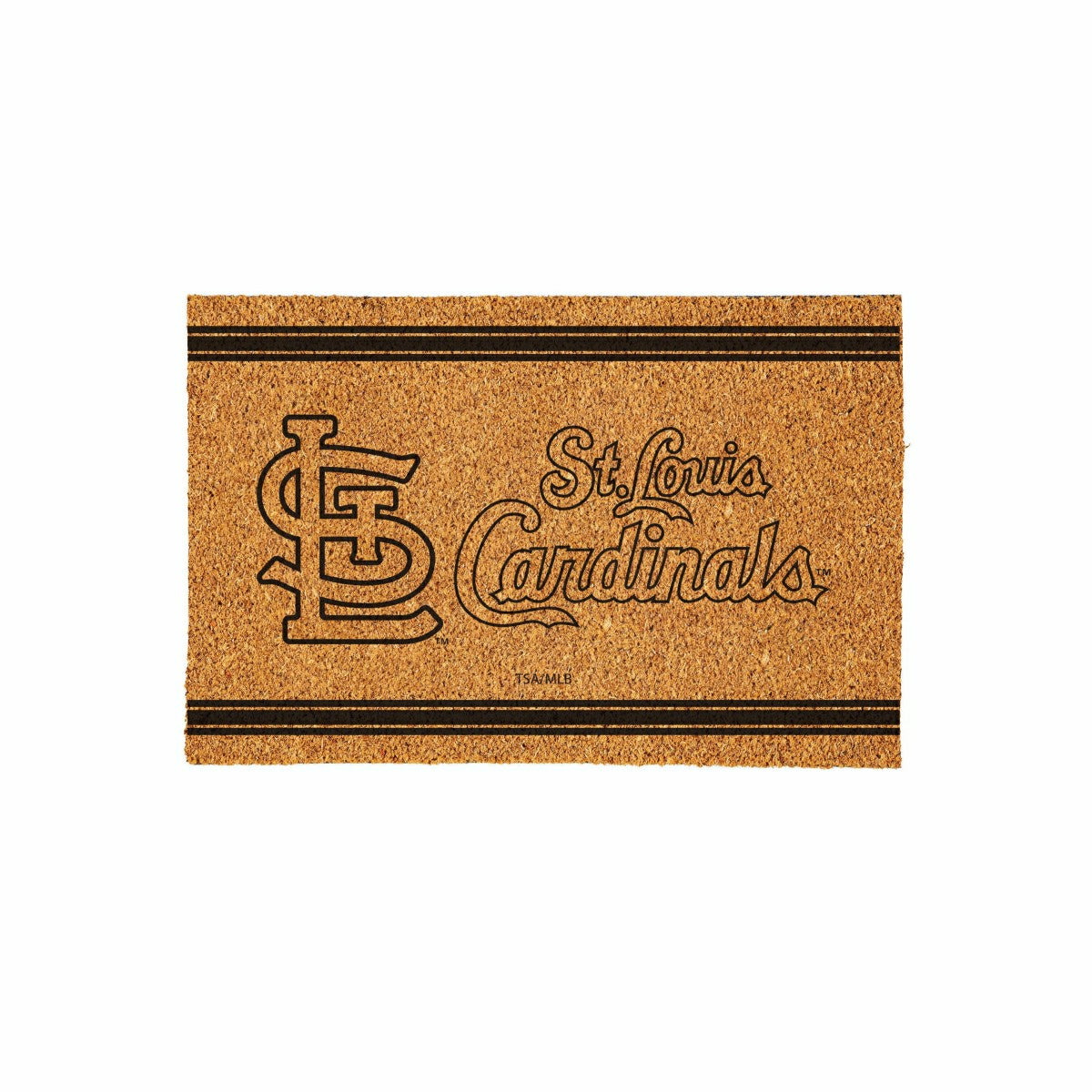 St Louis Cardinals Large One Color Coir Mat, 36"x24" - MLB