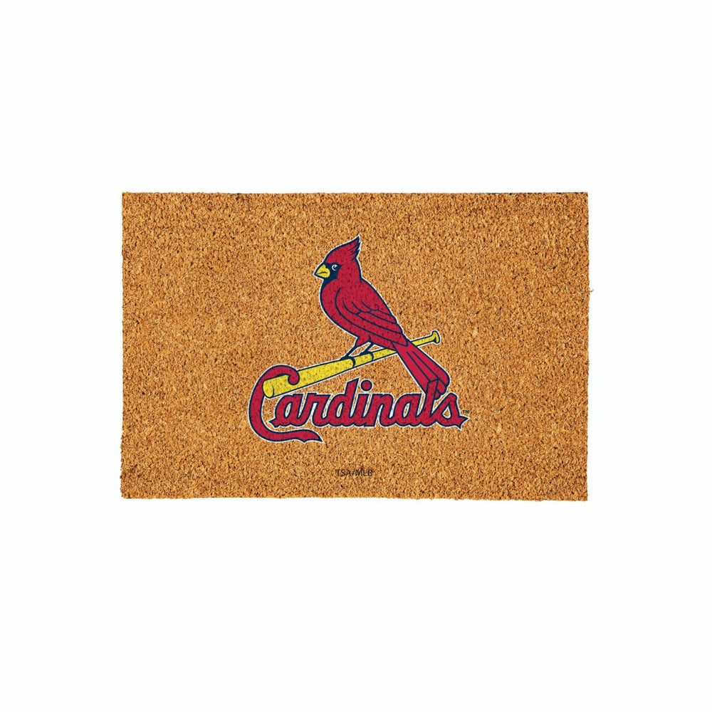 St Louis Cardinals Large Full Color Coir Mat, 36"x24" - MLB