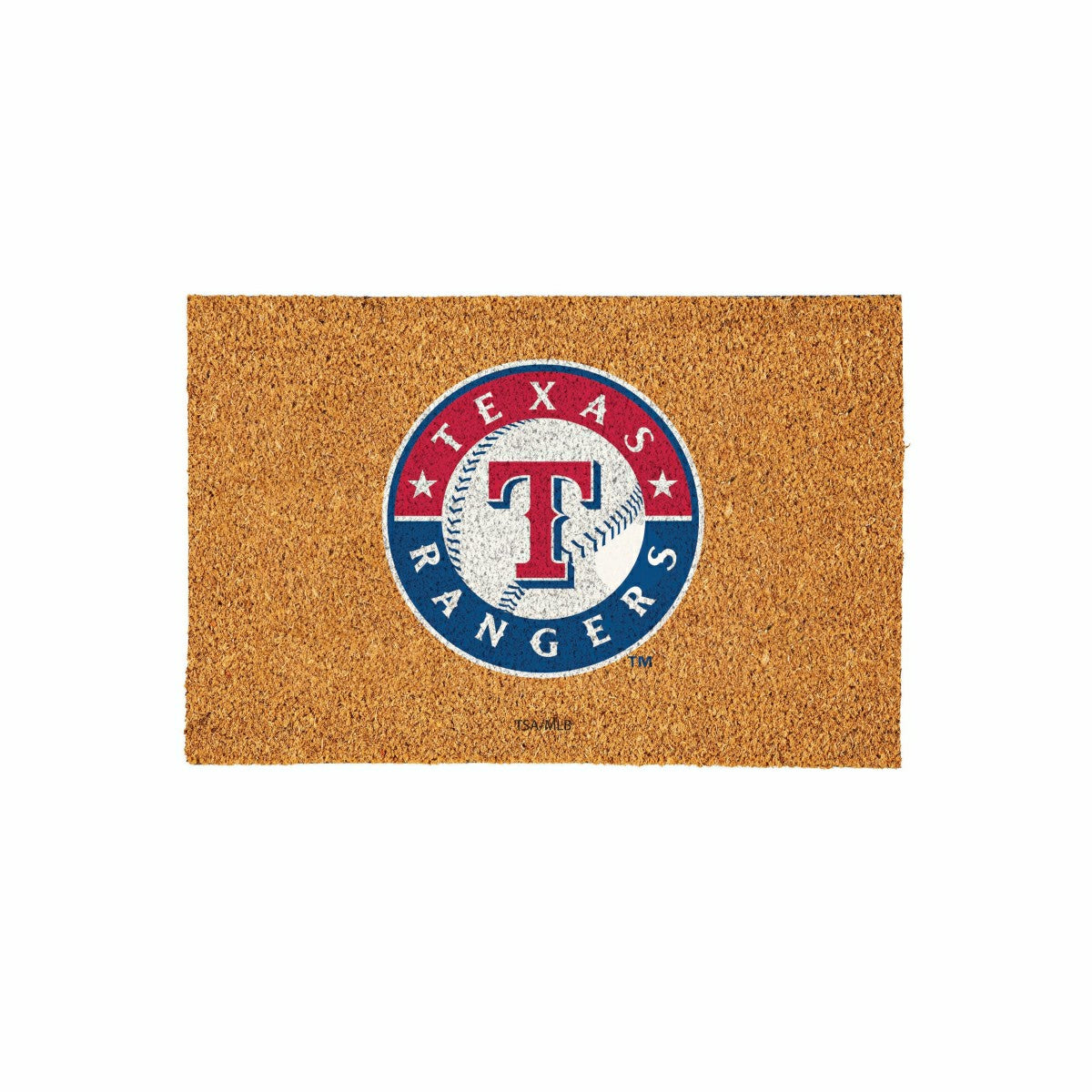 Texas Rangers Large Full Color Coir Mat, 36"x24" - MLB