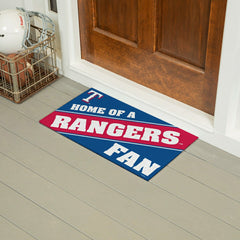 Texas Rangers PVC Mat COLOR Home of a Fan - MLB