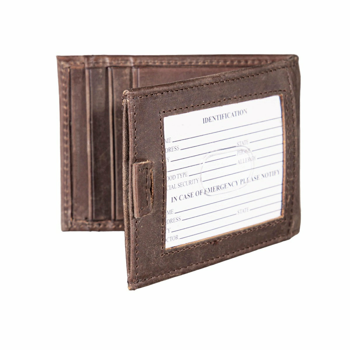 Toronto Blue Jays Front Pocket Wallet w/ RFID Blocking Brown - MLB Home