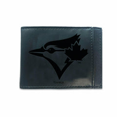 Toronto Blue Jays Front Pocket Wallet w/ RFID Blocking Black - MLB Home