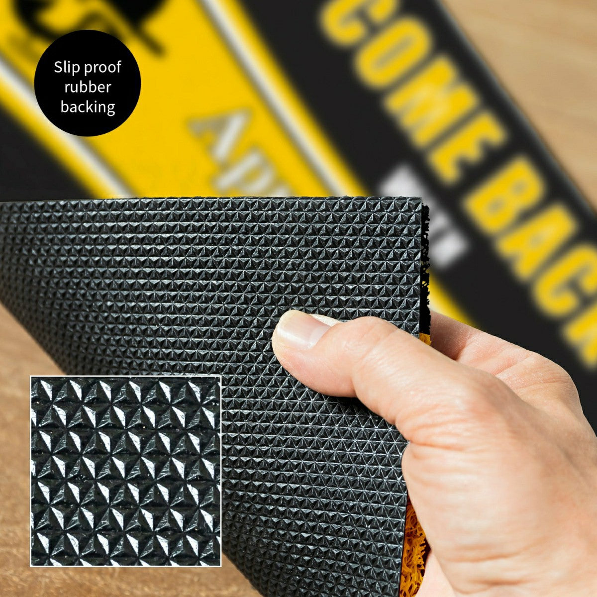 28" x 16" PVC Trapper Mat, Come Back with Tickets, Appalachian State U - Collegiate
