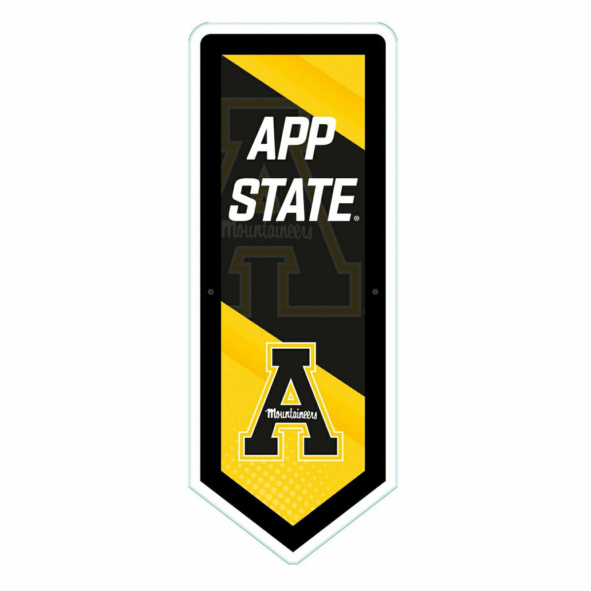 LED Wall Decor, Pennant, Appalachian State University - Collegiate Home