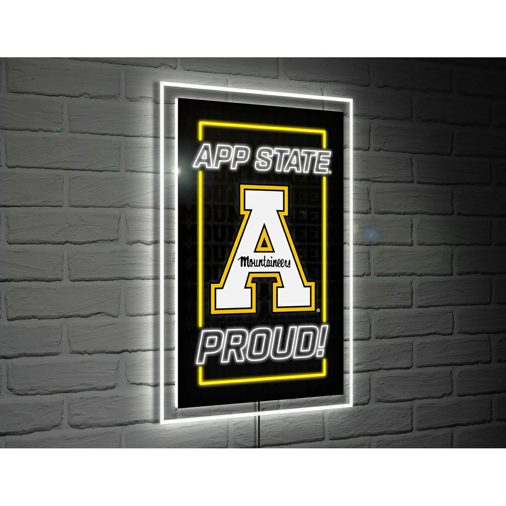 Appalachian State University College Rectangle Neolite LED Decor - Collegiate Home