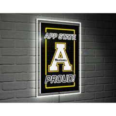 Appalachian State University College Rectangle Neolite LED Decor - Collegiate Home