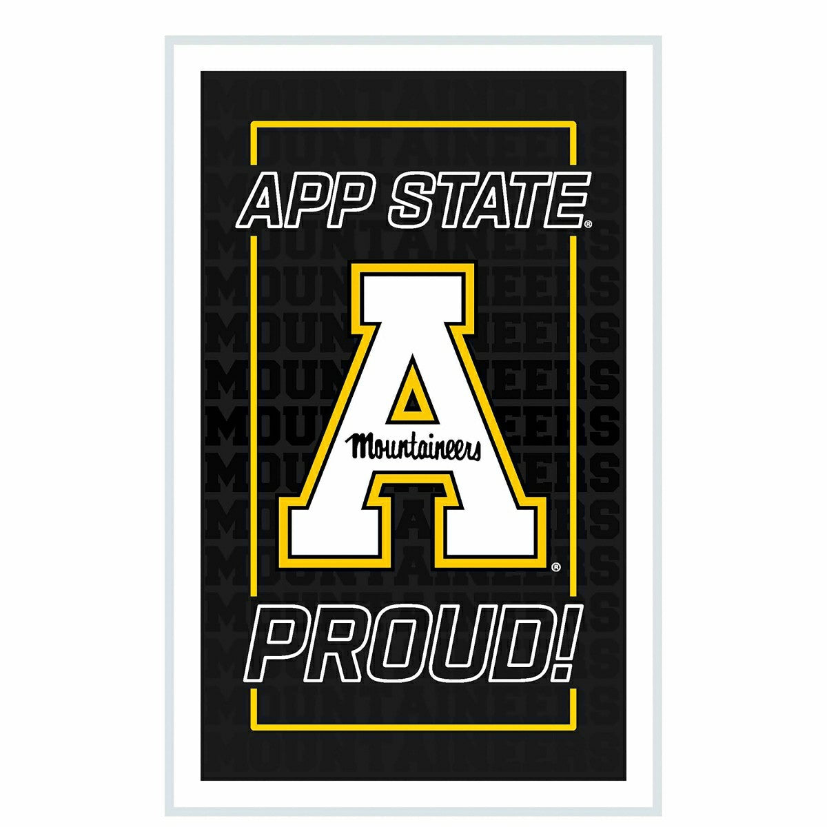 Appalachian State University College Rectangle Neolite LED Decor - Collegiate Home
