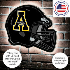 LED Wall Decor, Helmet, Appalachian State University - Collegiate Home