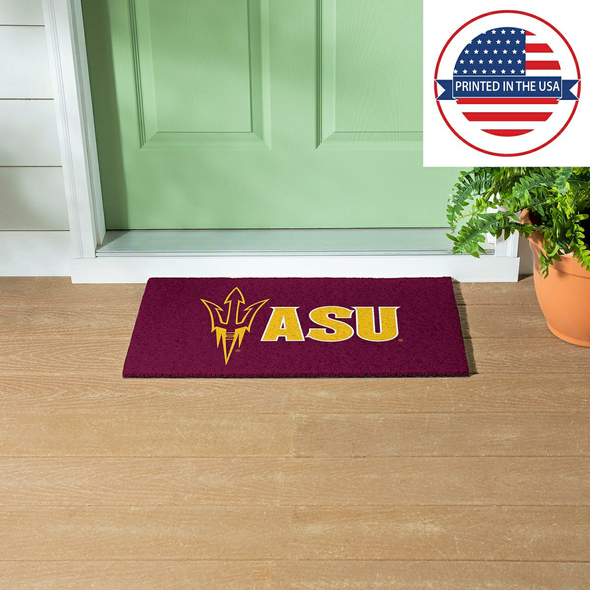 Full Color PVC Mat, 16" x 28", Arizona State University - Collegiate