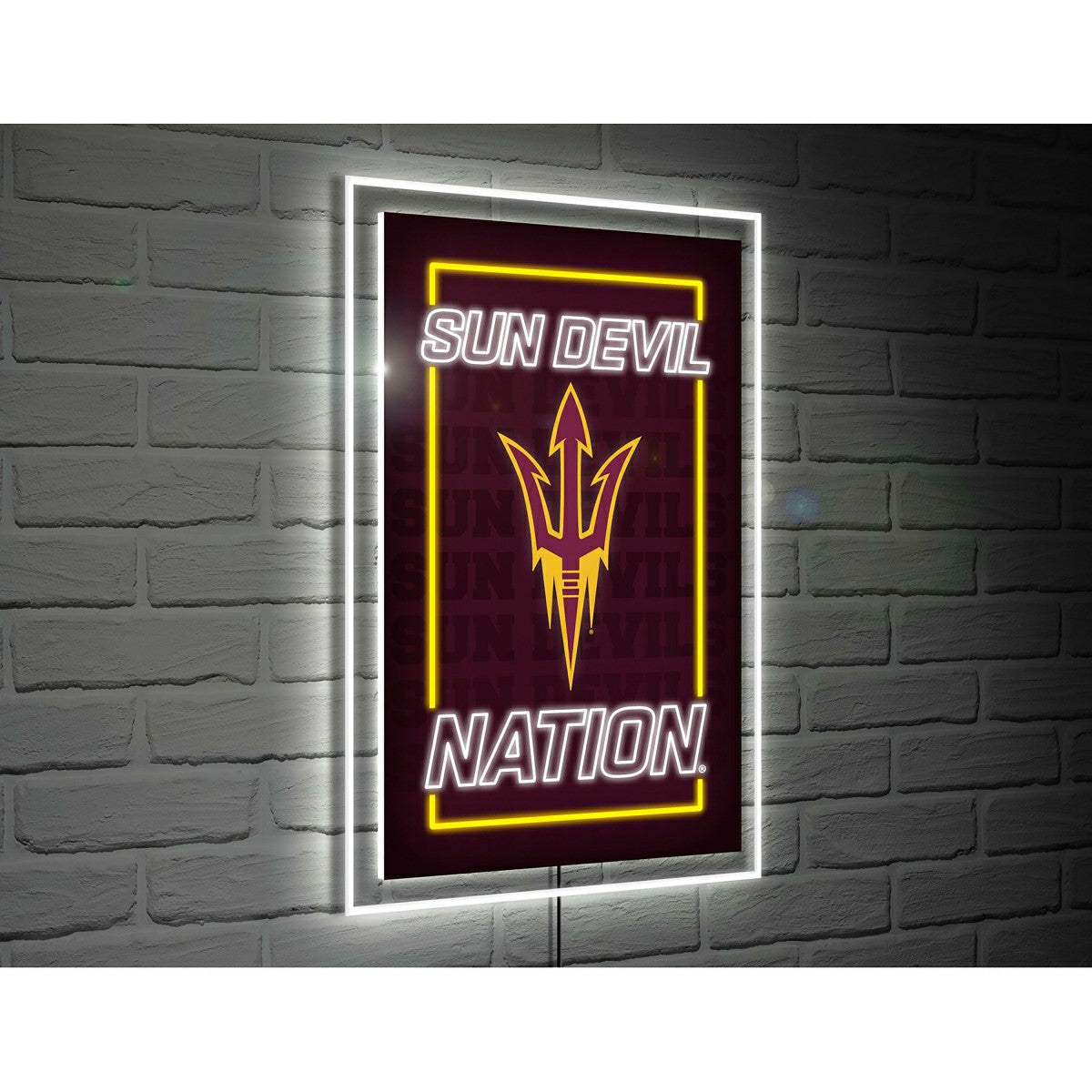Arizona State University College Rectangle Neolite LED Decor - Collegiate Home