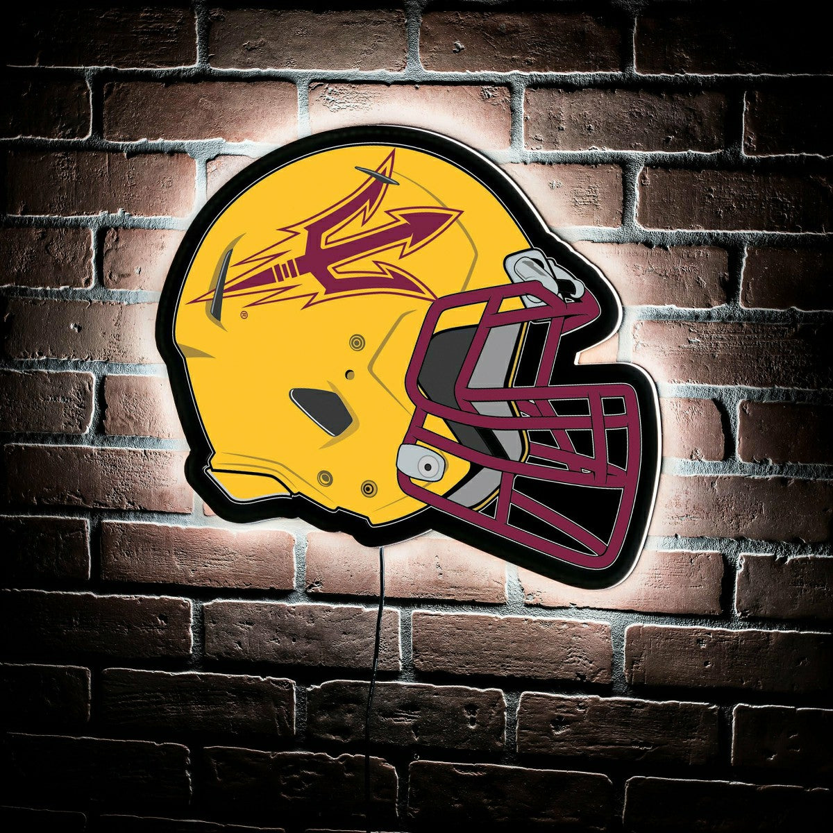 LED Wall Decor, Helmet, Arizona State University - Collegiate Home