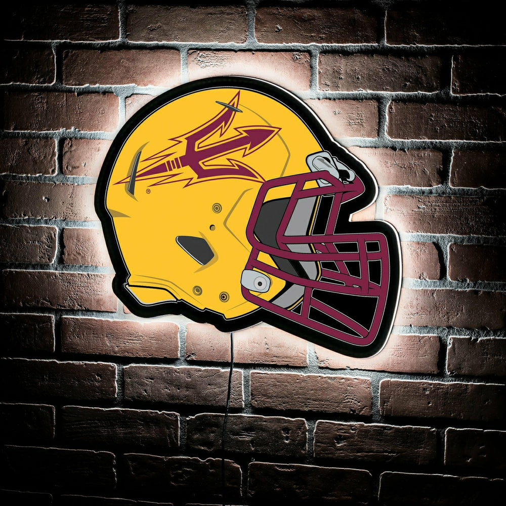 LED Wall Decor, Helmet, Arizona State University - Collegiate Home