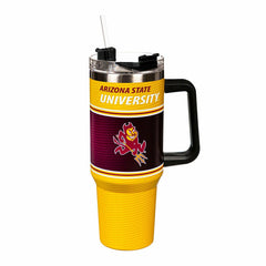 40oz Stainless Steel Canyon Cup w/ Straw, Arizona State University - Collegiate Home