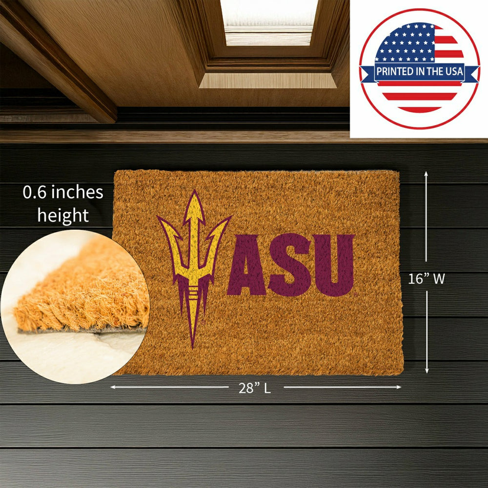 Coir Mat, 16"x28", Arizona State University - Collegiate