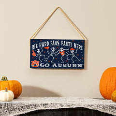 Auburn University Halloween Wood Wall Sign, 6x11 - Collegiate Home