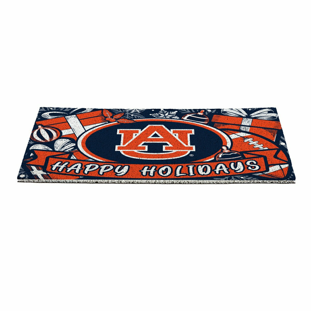 Auburn University Holiday PVC Mat, 28"x16" - Collegiate