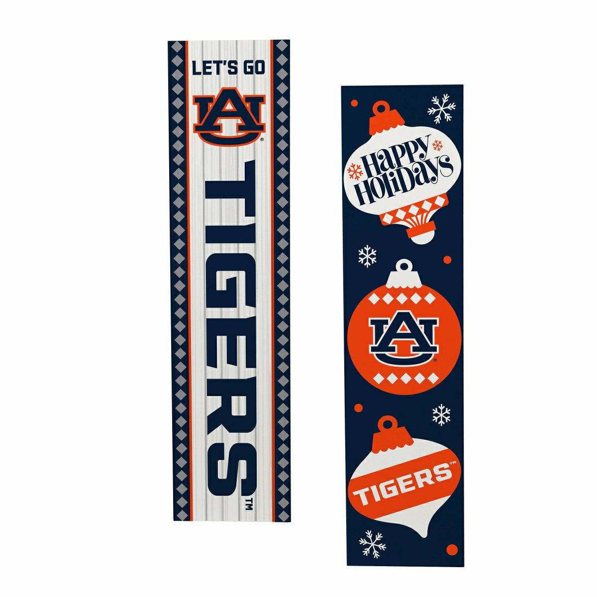 47" Double Sided Leaner, Auburn University, Christmas - Collegiate Home