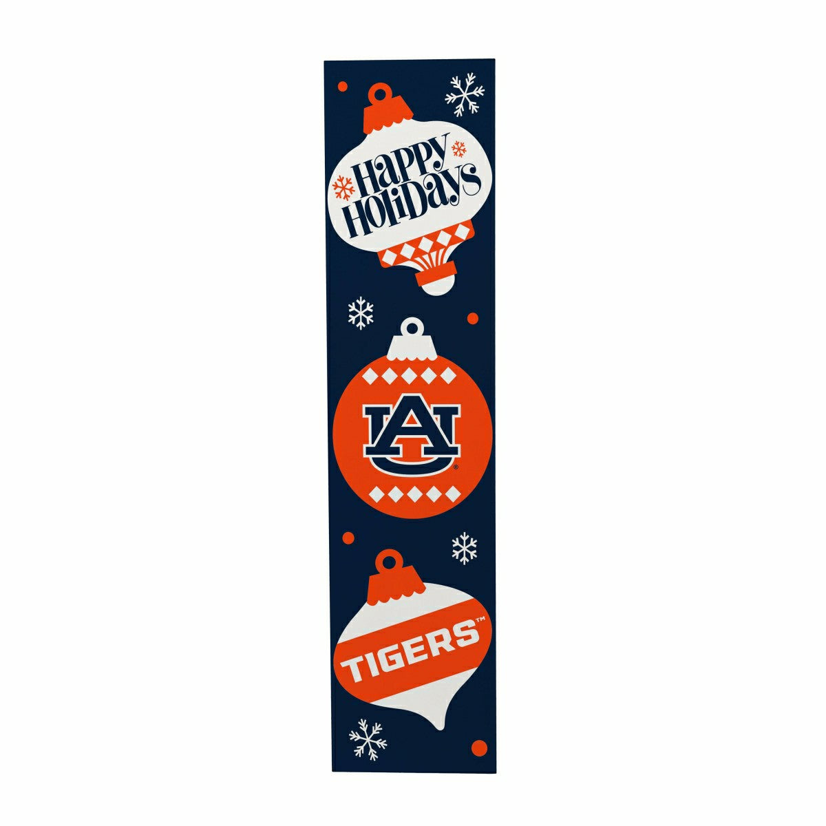 47" Double Sided Leaner, Auburn University, Christmas - Collegiate Home