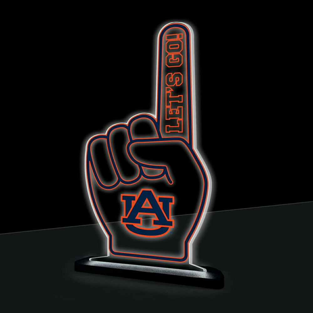 Auburn University College Foam Finger Desklite LED Decor - Collegiate Home