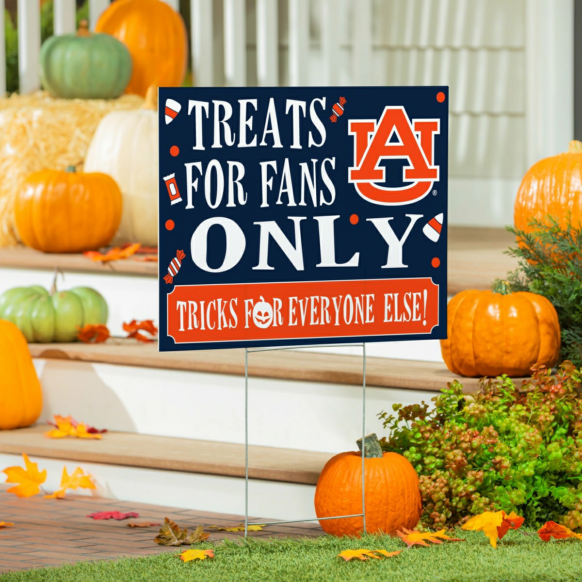 Auburn University Yard Sign, Halloween Treats for Fans - Collegiate Home