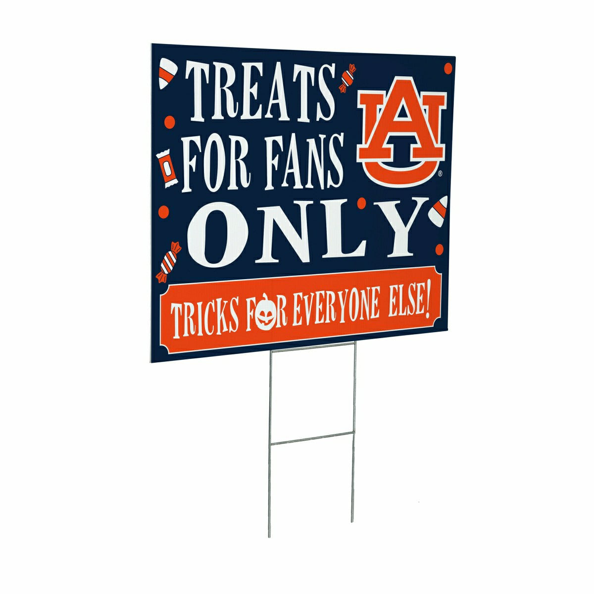 Auburn University Yard Sign, Halloween Treats for Fans - Collegiate Home