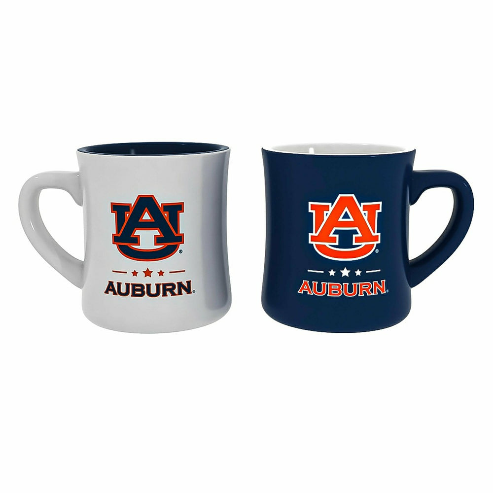 Auburn University 10oz Ceramic Cup Set, 2pc - Collegiate Home