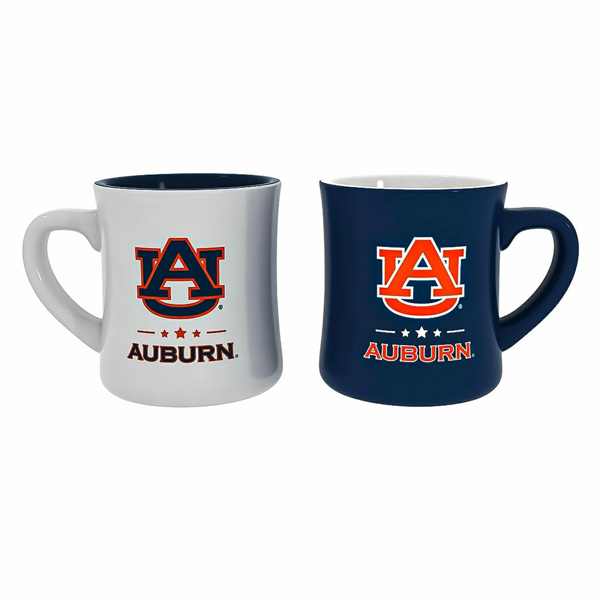 Auburn University 10oz Ceramic Cup Set, 2pc - Collegiate Home
