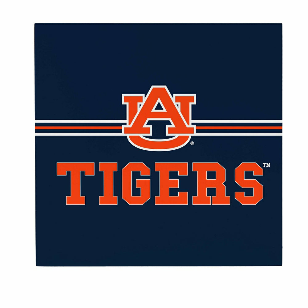 Auburn University Wood Wall Sign, 12x12 - Collegiate Home