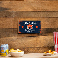 Auburn University Wood Wall Sign, 6x11 - Collegiate Home