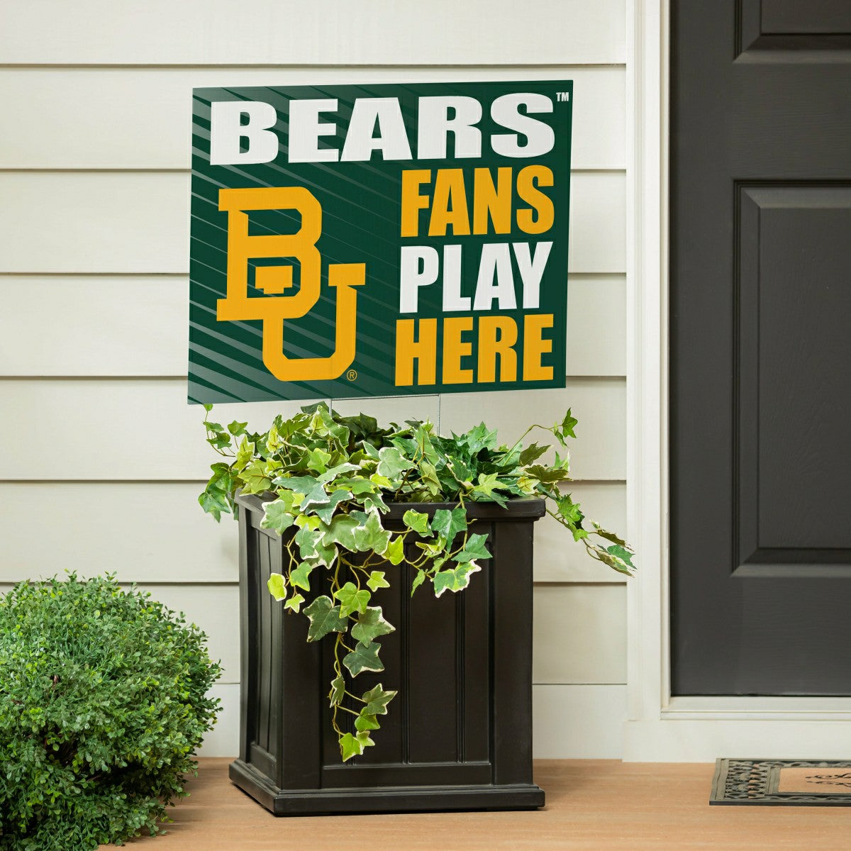 Baylor University Coroplast Yard Sign "Fans Play Here" - Collegiate Home