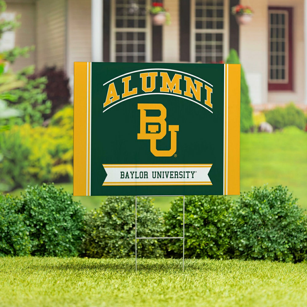 Baylor University Coroplast Yard Sign Alumni - Collegiate Home