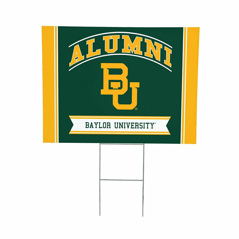Baylor University Coroplast Yard Sign Alumni - Collegiate Home