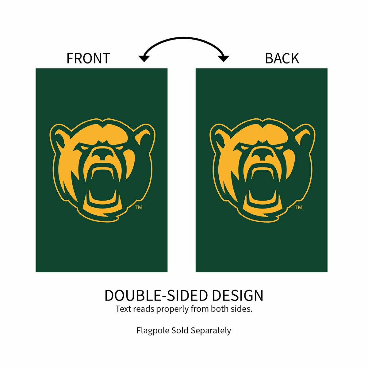 Baylor University Applique House Flag - Collegiate Home